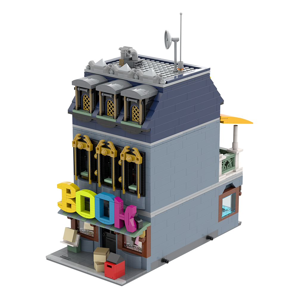 Diy Electronics Market - Gobricks MOC Little Bookshop Building Blocks
