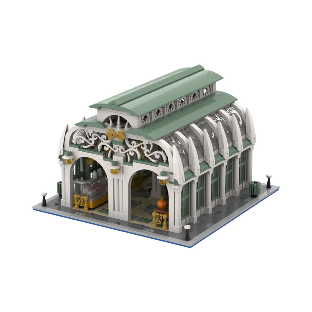 Diy Electronics Market - MOC City Market Hall Architecture Building