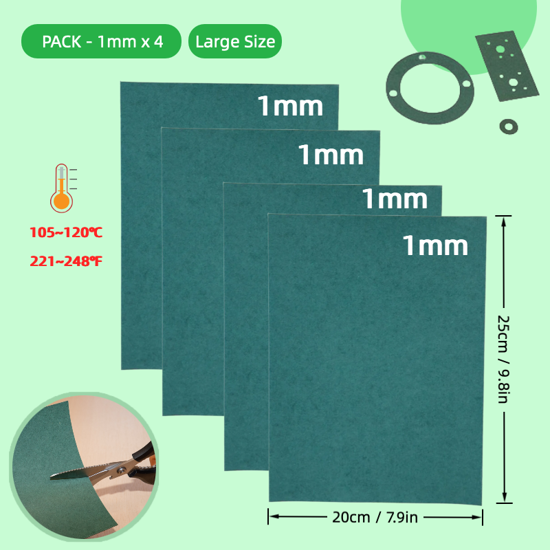 4PCS 1mm Gasket Paper Sheets T - đánh giá và giá Diy Electronics Components