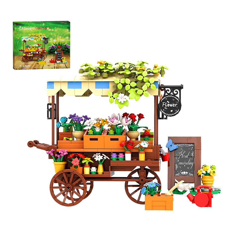 MOC Christmas Themed Flower St - đánh giá và giá Diy Electronics Market
