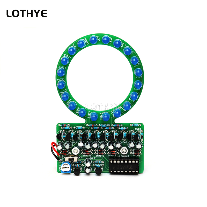 DIY Kit LED Gradient Ring Wate - đánh giá và giá Diy Home Electronics Projects