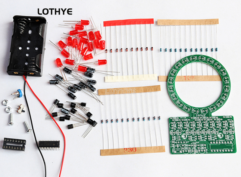 DIY Kit LED Gradient Ring Wate - đánh giá và giá Diy Home Electronics Projects