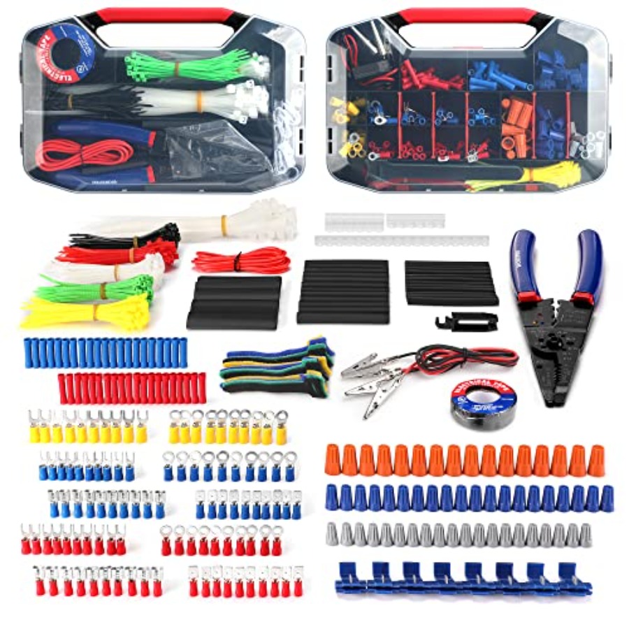 582-Piece Heat Shrink Wire Con - đánh giá và giá Wire Stripper Cutter
