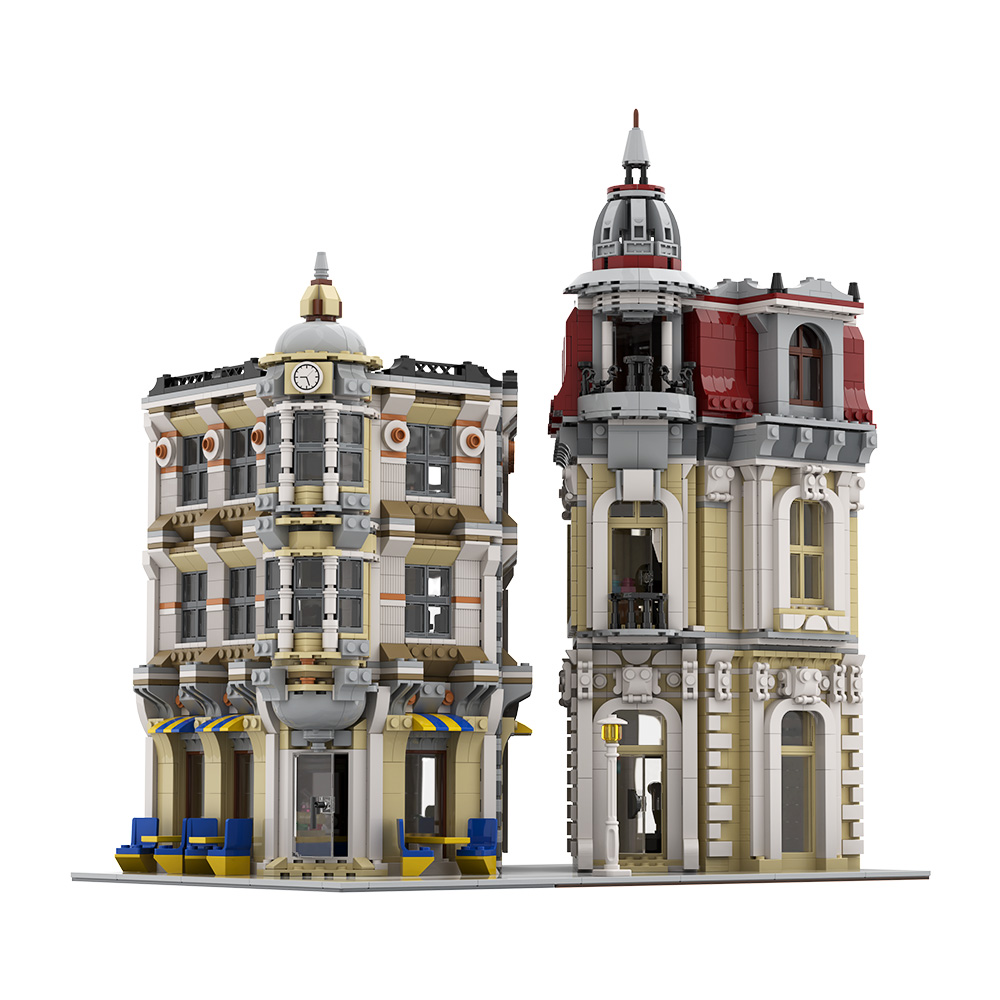 Gobricks MOC Street View Corne - đánh giá và giá Diy Electronics Market