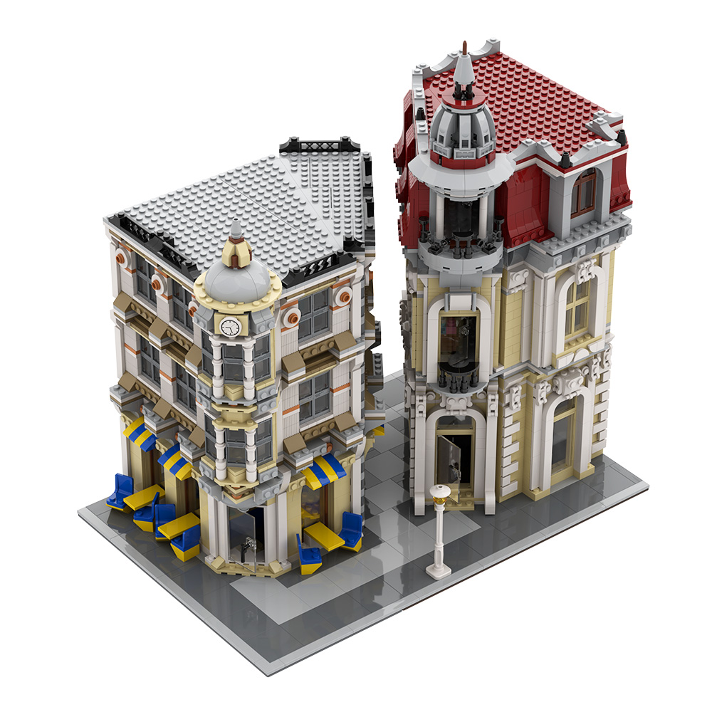 Gobricks MOC Street View Corne - đánh giá và giá Diy Electronics Market