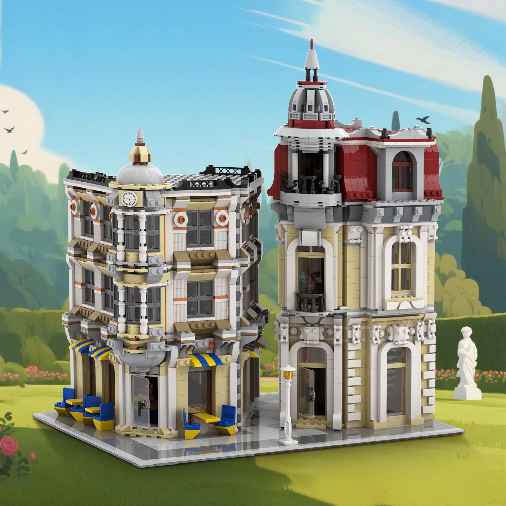 Gobricks MOC Street View Corne - đánh giá và giá Diy Electronics Market
