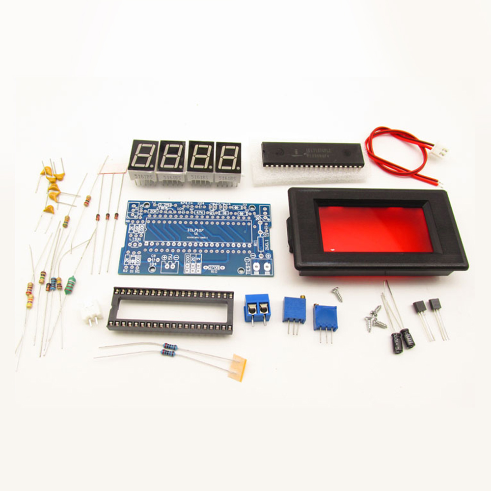 ICL7107 Voltmeter DIY Kit Part - đánh giá và giá Diy Home Electronics Projects
