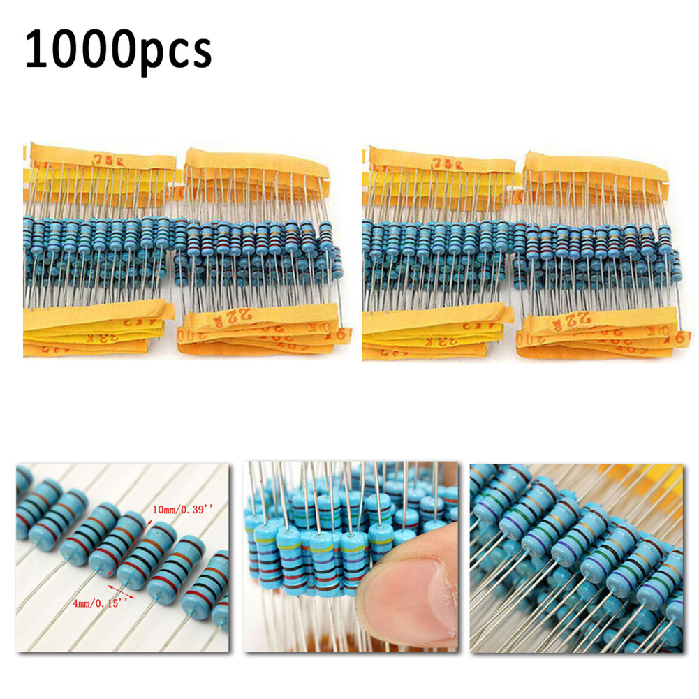 1000pcs 1% 1W 100 Value Metal  - đánh giá và giá R/Diy Electronics