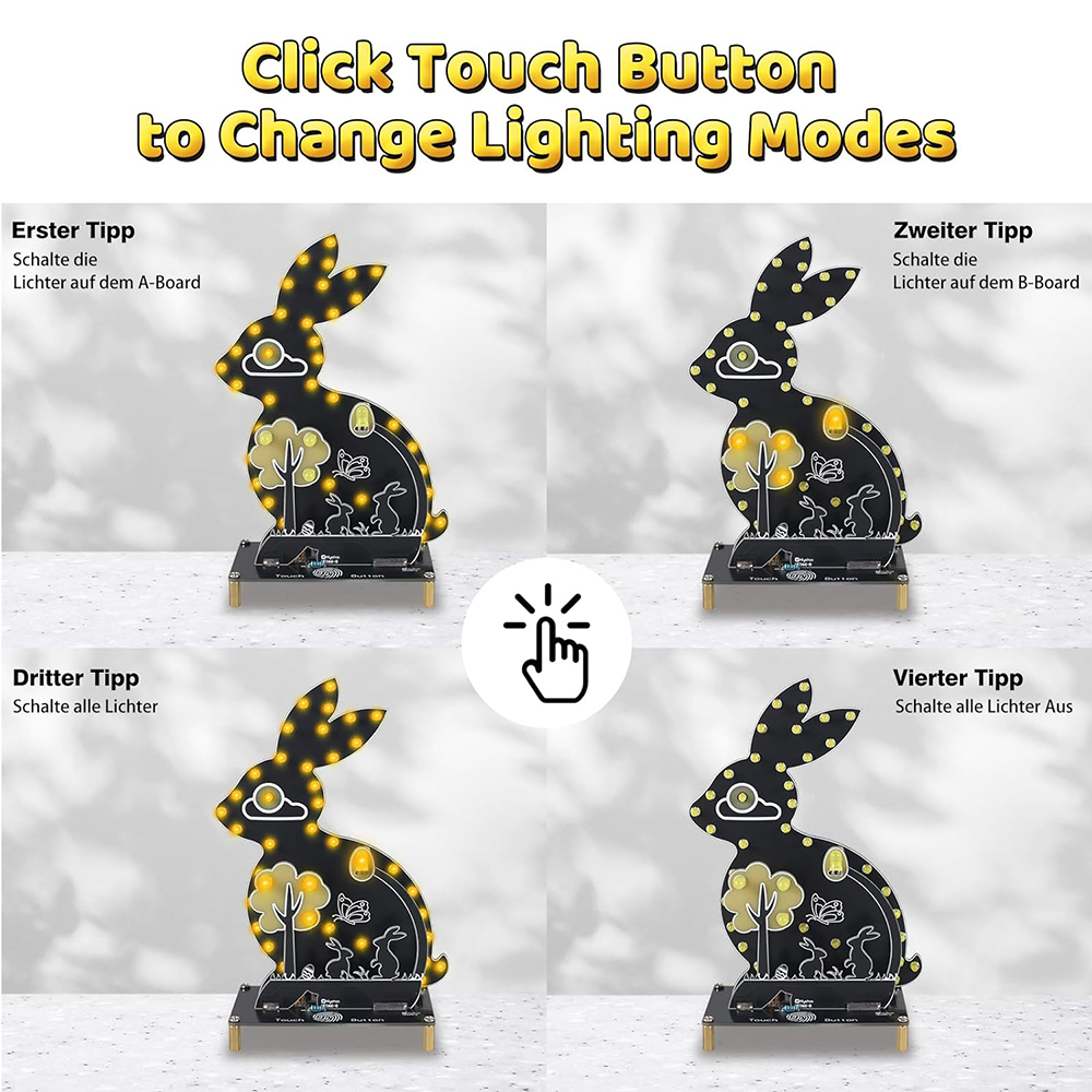 DIY Rabbit Soldering Practice  - đánh giá và giá Diy Electronics Kits For Beginners