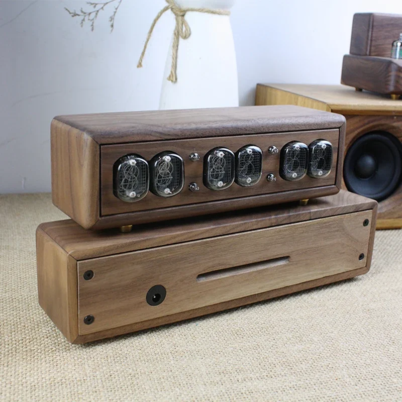 Luxury Wood Nixie Tube Clock D - đánh giá và giá Diy Electronics Gift Ideas