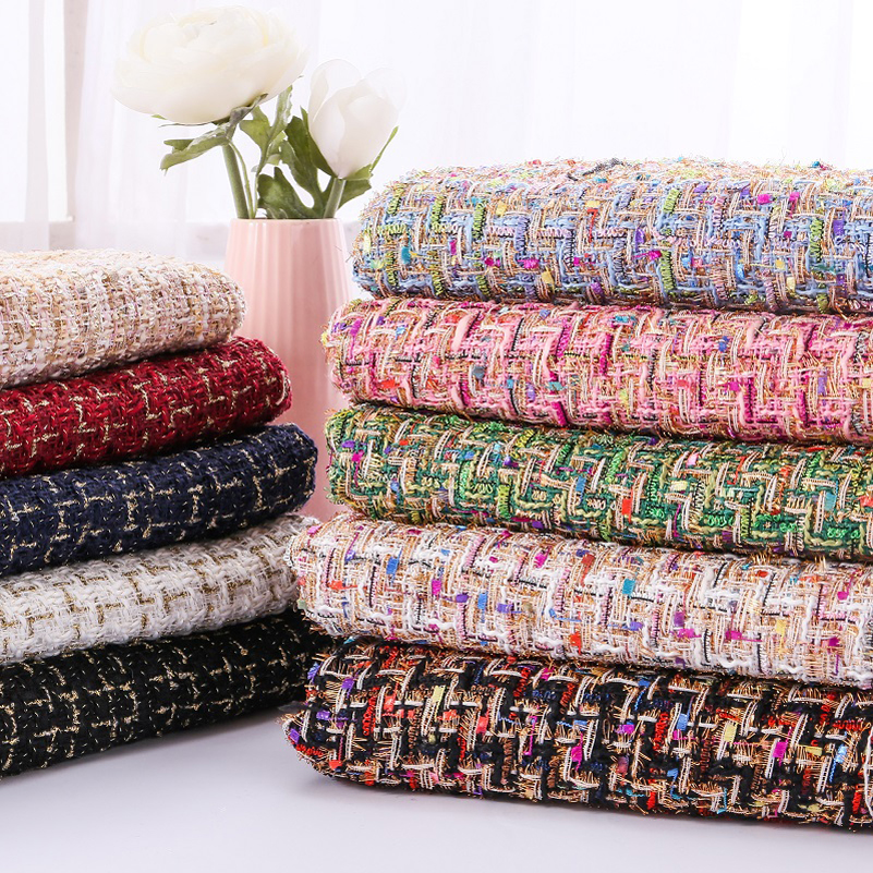 Tweed Fabric Plaid Stripes Wov - đánh giá và giá Diy Electronics Components