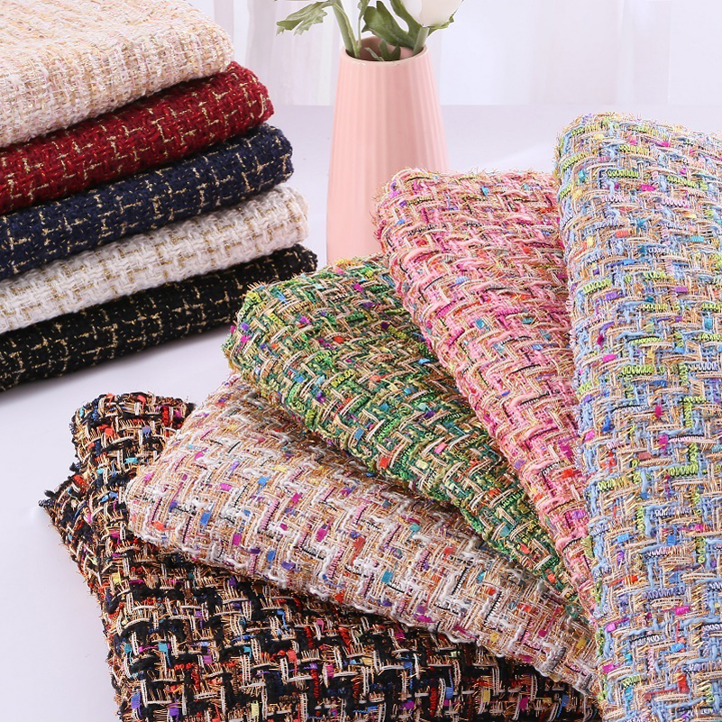 Tweed Fabric Plaid Stripes Wov - đánh giá và giá Diy Electronics Components