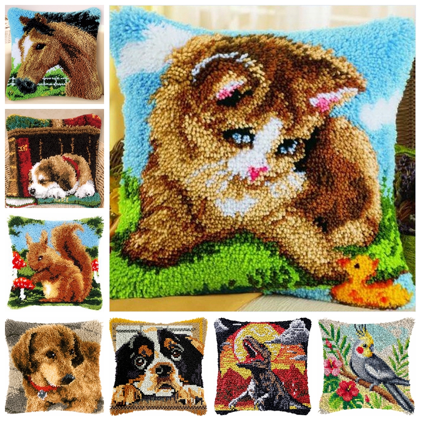 Cat Series Latch Hook Kit Mats - đánh giá và giá Diy Home Electronics Projects