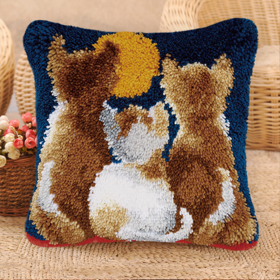 Cat Series Latch Hook Kit Mats - đánh giá và giá Diy Home Electronics Projects