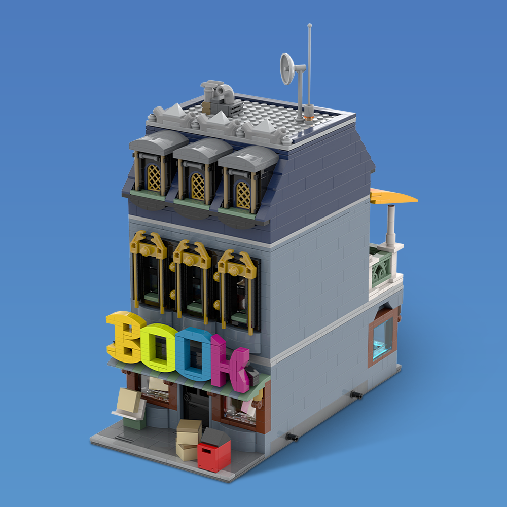 Gobricks MOC Little Bookshop B - đánh giá và giá Diy Electronics Market