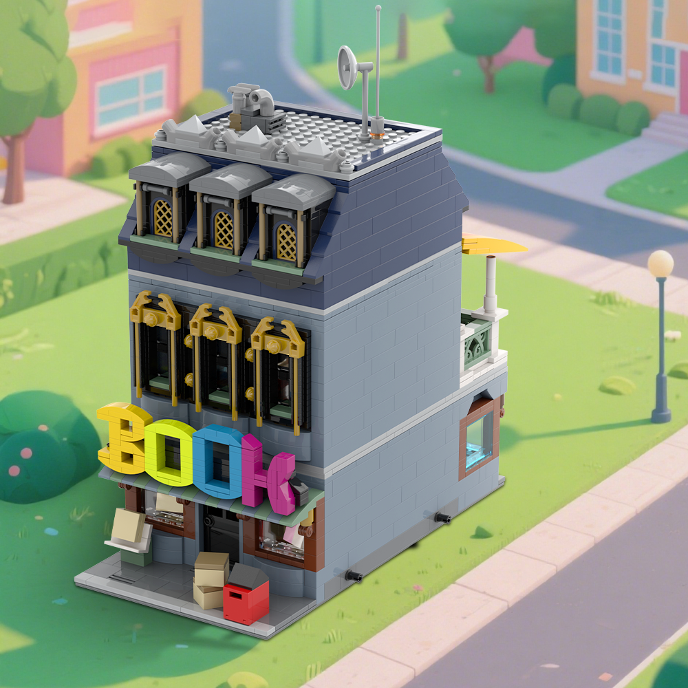 Gobricks MOC Little Bookshop B - đánh giá và giá Diy Electronics Market