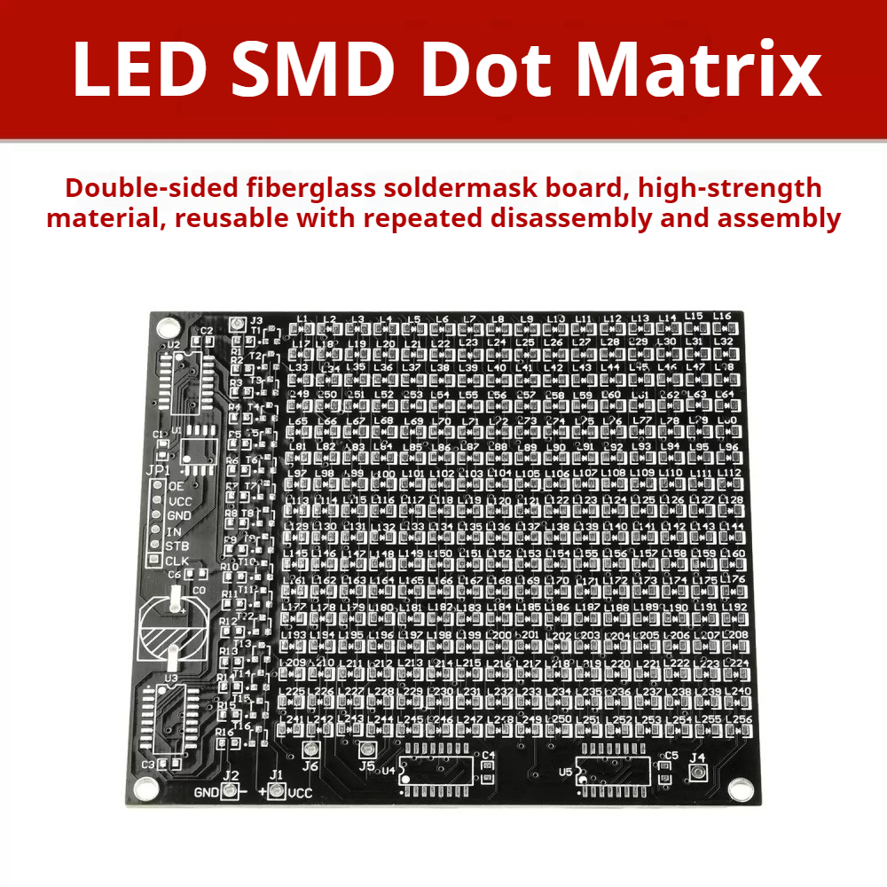64/256 LED SMD Dot Matrix Adve - đánh giá và giá Diy Electronics Components